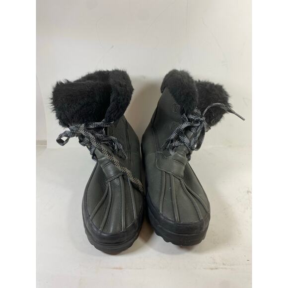 Sperry Maritime Leather Faux Fur Boots 9.5W - Picture 1 of 14